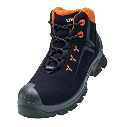 uvex 2 VIBRAM® Stiefel S3 65293 schwarz, orange Weite 12 weit Größe 47