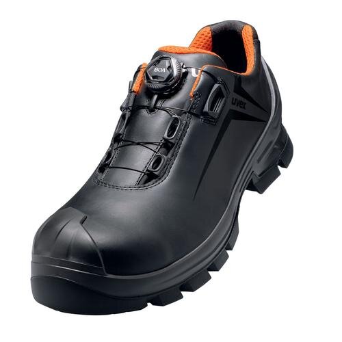 uvex 2 VIBRAM® Halbschuhe S3 65313 schwarz, orange Weite 12 weit Größe 44