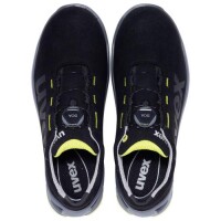 uvex 1 Halbschuhe S2 65668 schwarz, gelb Weite 11 normal Größe 47