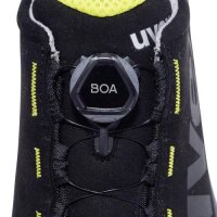 uvex 1 Halbschuhe S2 65668 schwarz, gelb Weite 11 normal Größe 50