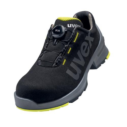 uvex 1 Halbschuhe S2 65669 schwarz, gelb Weite 12 weit Größe 36