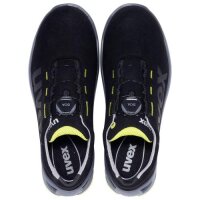 uvex 1 Halbschuhe S2 65669 schwarz, gelb Weite 12 weit Größe 36