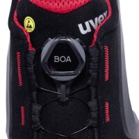 uvex 1 support Halbschuhe S3 65673 schwarz, rot Weite 12 weit Größe 43