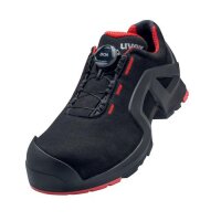 uvex 1 support Halbschuhe S3 65673 schwarz, rot Weite 12 weit Größe 52