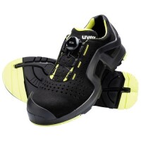 uvex 1 support Halbschuhe S1P 65681 schwarz, gelb Weite 10 schmal Größe 39
