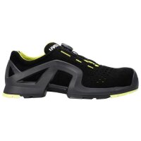 uvex 1 support Halbschuhe S1P 65681 schwarz, gelb Weite 10 schmal Größe 40