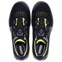 uvex 1 support Halbschuhe S1P 65681 schwarz, gelb Weite 10 schmal Größe 42