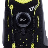 uvex 1 support Halbschuhe S1P 65683 schwarz, gelb Weite 12 weit Größe 41