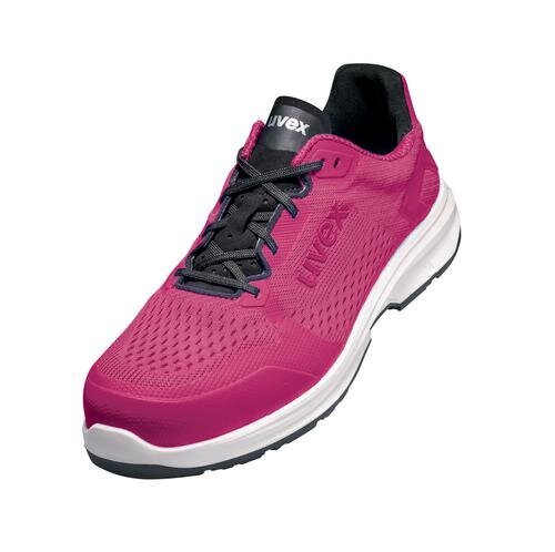 uvex 1 sport Halbschuhe S1P 65974 pink Weite 14 extraweit Größe 35