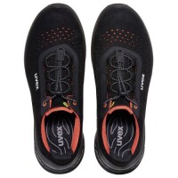 uvex 1 G2 Halbschuhe S1 68469 schwarz, rot Weite 12 weit Größe 47