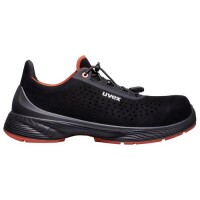 uvex 1 G2 Halbschuhe S1 68469 schwarz, rot Weite 12 weit Größe 47