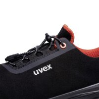 uvex 1 G2 Halbschuhe S2 68490 schwarz, rot Weite 14 extraweit Größe 46
