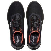 uvex 1 G2 Halbschuhe S2 68499 schwarz, rot Weite 12 weit Größe 40