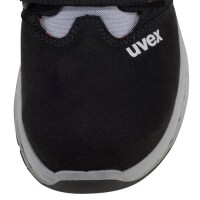 uvex 2 trend Sandalen S1P 69061 schwarz, grau, rot Weite 10 schmal Größe 50