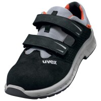 uvex 2 trend Sandalen S1P 69062 schwarz, grau, rot Weite 11 normal Größe 49