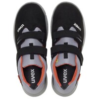 uvex 2 trend Sandalen S1P 69062 schwarz, grau, rot Weite 11 normal Größe 49