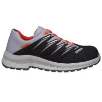 uvex 2 trend Halbschuhe S1 69077 schwarz, grau, rot Weite 10 schmal Größe 38