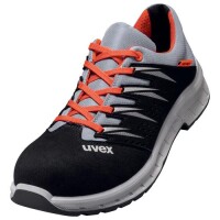 uvex 2 trend Halbschuhe S1 69079 schwarz, grau, rot Weite 12 weit Größe 40