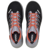 uvex 2 trend Halbschuhe S1 69079 schwarz, grau, rot Weite 12 weit Größe 40