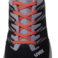 uvex 2 trend Halbschuhe S1 69079 schwarz, grau, rot Weite 12 weit Größe 40
