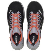 uvex 2 trend Halbschuhe S1 69079 schwarz, grau, rot Weite 12 weit Größe 50