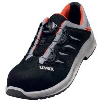 uvex 2 trend Halbschuhe S1P 69082 schwarz, grau, rot Weite 11 normal Größe 45