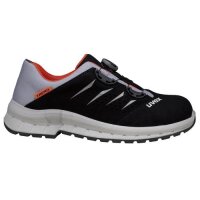 uvex 2 trend Halbschuhe S1P 69083 schwarz, grau, rot Weite 12 weit Größe 45