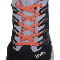 uvex 2 trend Halbschuhe S2 69099 schwarz, grau, rot Weite 12 weit Größe 38