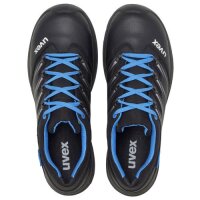 uvex 2 trend Halbschuhe S3 69342 blau, schwarz Weite 11 normal Größe 50