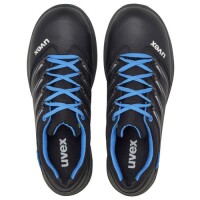 uvex 2 trend Halbschuhe S2 69347 blau, schwarz Weite 10 schmal Größe 42