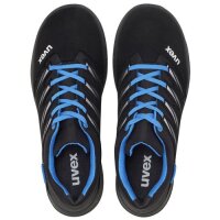 uvex 2 trend Halbschuhe S1 69378 blau, schwarz Weite 11 normal Größe 52