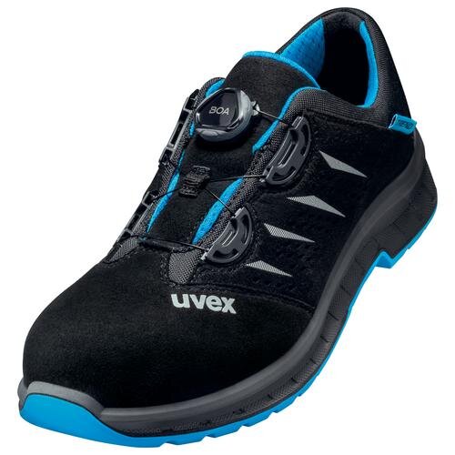 uvex 2 trend Halbschuhe S1P 69382 blau, schwarz Weite 11 normal Größe 46