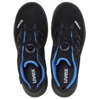 uvex 2 trend Halbschuhe S1P 69383 blau, schwarz Weite 12 weit Größe 44