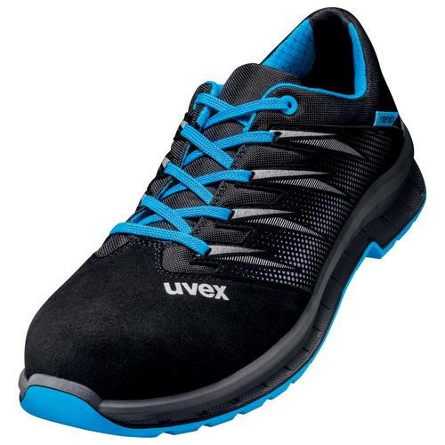 uvex 2 trend Halbschuhe S2 69397 blau, schwarz Weite 10 schmal Größe 40