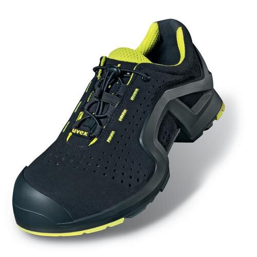 uvex 1 support Halbschuhe S1P 85142 schwarz, gelb Weite 11 normal Größe 47
