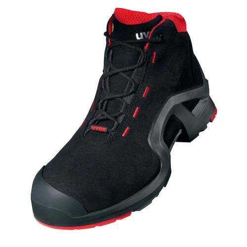 uvex 1 support Stiefel S3 85173 schwarz, rot Weite 12 weit Größe 38
