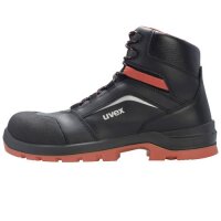 uvex 2 xenova® Stiefel S3 95072 schwarz, rot Weite 11 normal Größe 48