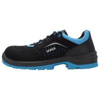uvex 2 xenova® Halbschuhe S1 95547 schwarz, blau Weite 10 schmal Größe 48