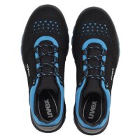 uvex 2 xenova® Halbschuhe S1 95549 schwarz, blau Weite 12 weit Größe 48