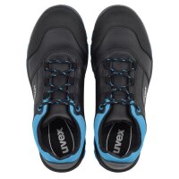 uvex 2 xenova® Halbschuhe S3 95551 schwarz, blau Weite 10 schmal Größe 49