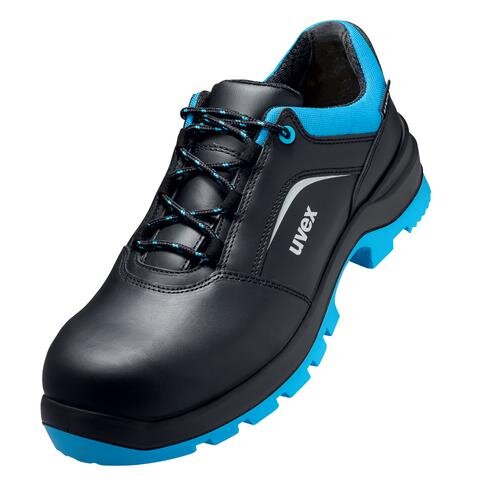 uvex 2 xenova® Halbschuhe S2 95558 schwarz, blau Weite 11 normal Größe 52