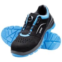 uvex 2 xenova® Halbschuhe S1P 95582 schwarz, blau Weite 11 normal Größe 48