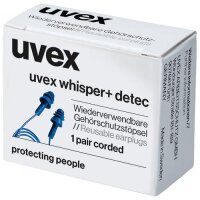 uvex Gehörschutzstöpsel uvex whisper 2111260 blau SNR 27 dB Größe M