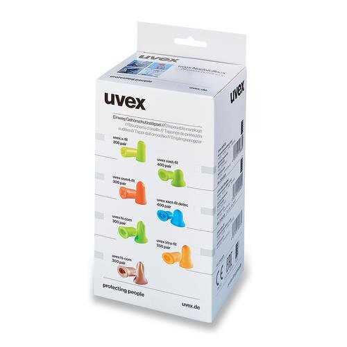 Uvex Gehörschutzstöpsel uvex xact-fit 2124003 grün SNR 26 dB Größe M Ersatzstöpsel