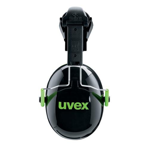 uvex Kapselgehörschutz uvex K1H 2600201 schwarz, grün SNR 27 dB Größe S, M, L