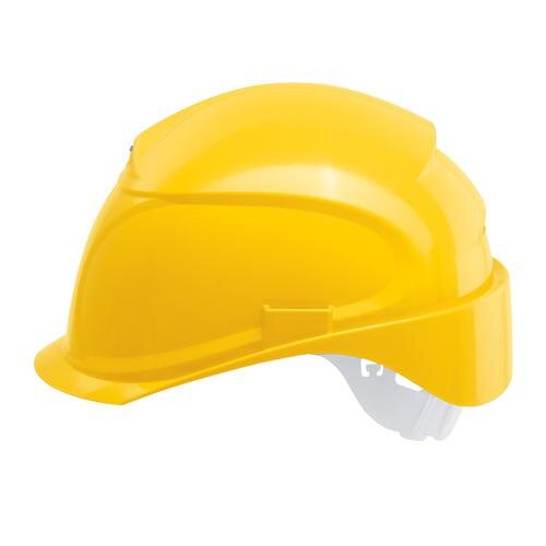 Uvex Schutzhelm uvex airwing B-S 9762121 gelb mit Lüftungen 51 cm - 61 cm