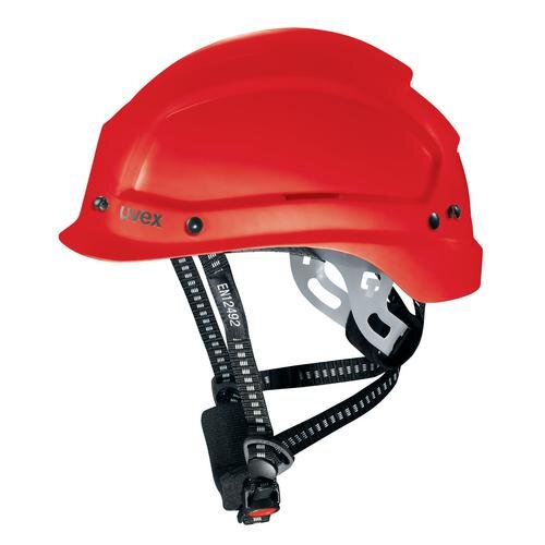 Uvex Schutzhelm uvex pheos alpine 9773350 rot mit Lüftungen Schirm