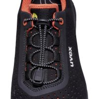 uvex 1 G2 Halbschuhe S1 68460 schwarz, rot Mehrweitensystem