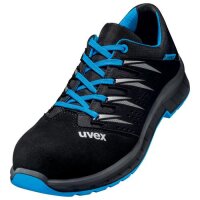 uvex 2 trend Halbschuhe S1 69377 blau, schwarz Mehrweitensystem