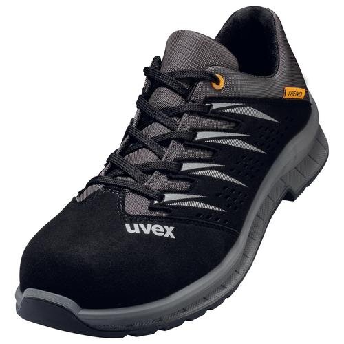 uvex 2 trend Halbschuhe S1 69477 schwarz, grau Mehrweitensystem